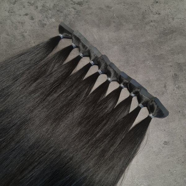 3x Tape Extensions 45cm glatt - Farbe N1 - OUTLET